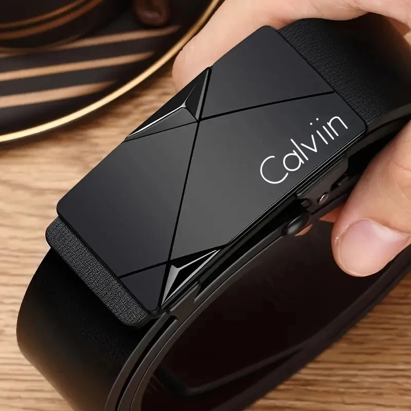 Stylish Men's PU Leather Belt -