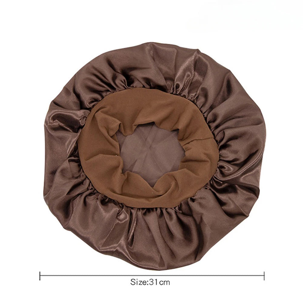 Women Night Sleep Hat Silk Head Wrap