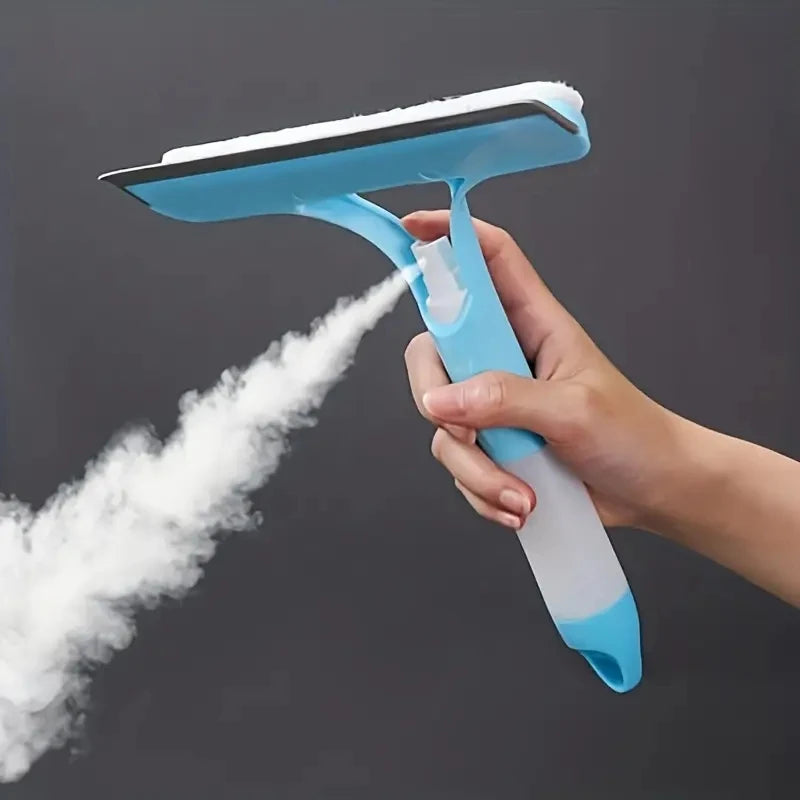 Household multi-function glass cleaning mirror with watering can