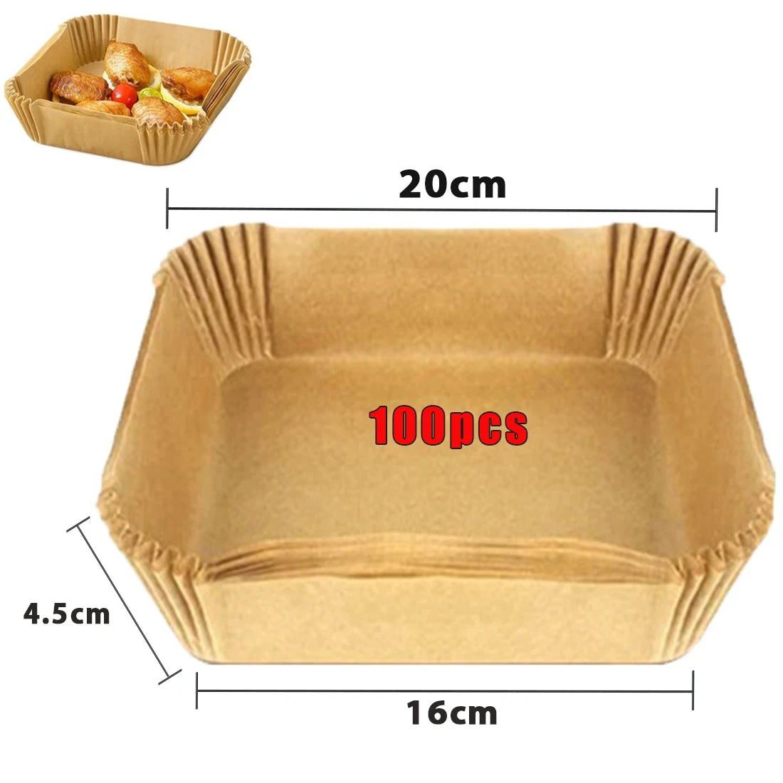 50/100pcs air fryer