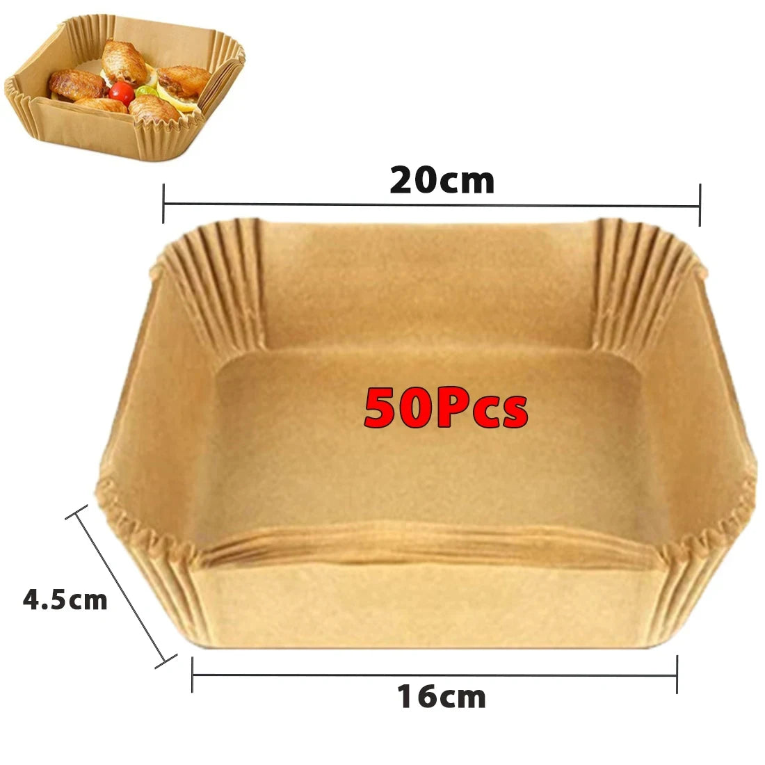 50/100pcs air fryer