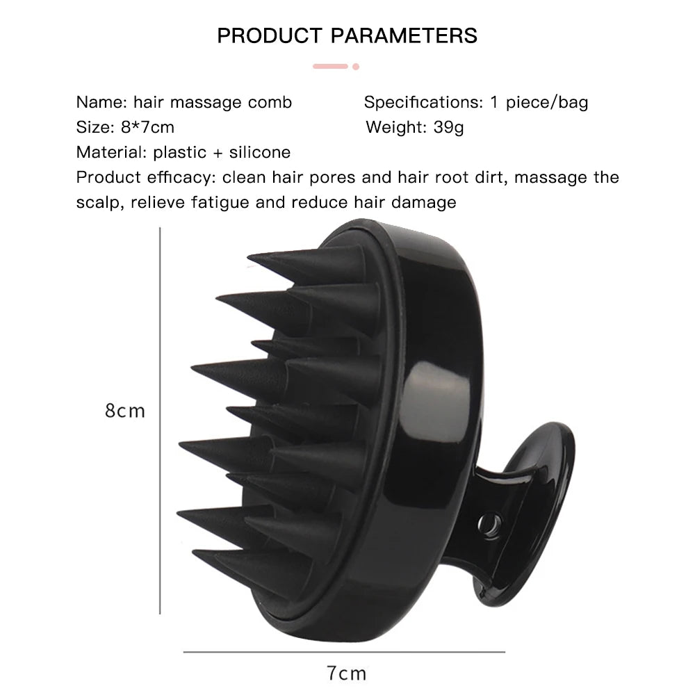 Silicone Head Scalp Massage