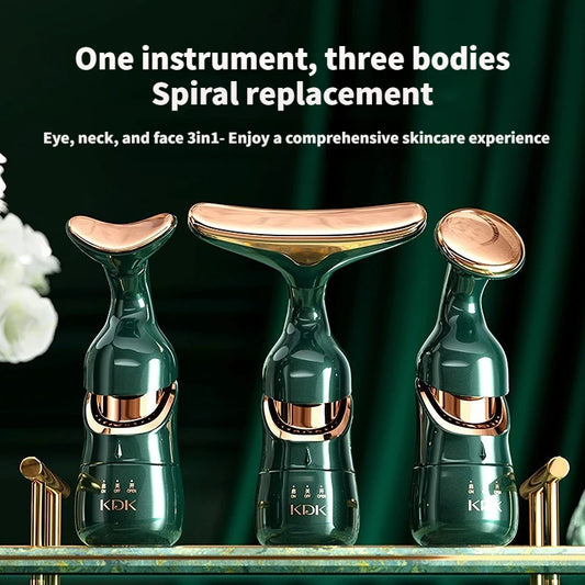 3 In 1 Face Massager Neck Facial Eye