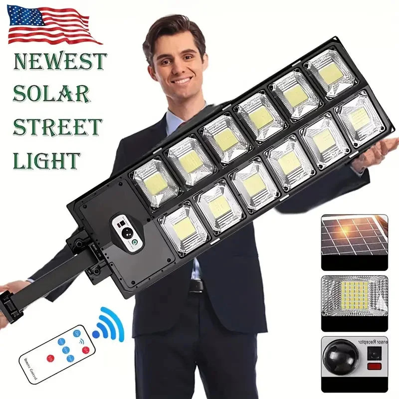 504LED uitra-Bright Solar Street lght Wide Angle Motion Sensor,